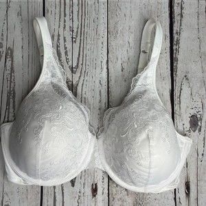 Playtex 36D Bra White Beauty Lift and Support Underwire Style 4513